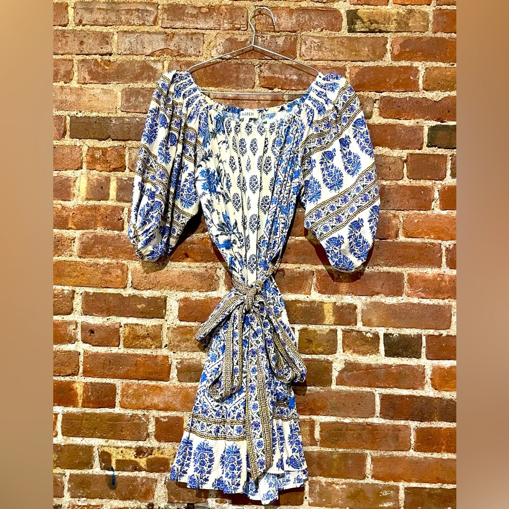 Boteh Wrap Dress - Small